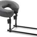 Face Down Pillow for Vitrectomy Recovery Equipment Heavy-Duty Steel Massage Headrest for Bed Fully Adjustable & Foldable Face Cradle for Post Eye Surgery Sleeping & Home Spa