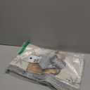 AVOIN colorlife Christmas Snowman Reindeer Gloves Eucalyptus Blue Throw Pillow Covers, 18 x 18 Inch Winter Holiday Stripes Cushion Case Decoration for Sofa Couch Set of 4