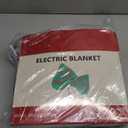 HOMLYNS LuxeHeat Heated Blanket Throw, Soft Flannel Sherpa, Electric Blanket 5 Heat Settings, Fast Heating, Heating Throw Blanket 3 Hours Timer Auto Shut Off, Machine Washable, 5060 Inches, Grey