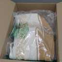 KAKAMAY Large Blanket Basket (20"x13"),Woven Baskets for storage Baby Laundry Hamper, Cotton Rope Blanket Basket for Living Room, Laundry, Nursery, Pillows, Baby Toy chest (White Fringe)