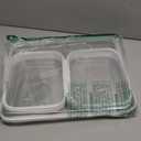 4 pcs Zipper Pouches Set, XL Hard Shell Storage Bag with 3 Medium Minus Travel Cases, Stackable Toiletry Organizer, Cosmetic Bag, Transparent Travel Storage (XL + 3 M-) (White)