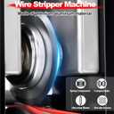 Manual Wire Stripping Machine, Gauge Wire 0.06"-1", Scrapping Copper Wire Peeler Machine, Drill Powered/Hand Crank Dual-drive Wire Stripper Tool for Scrap Copper Recycling & DIY etc.