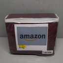 YnM Cooling Bed Sheet Set with 100 Percent Rayon Derived from Bamboo, 400TC Fabric with 2 Pillowcases and Flat Sheet, Deep Pocket Fit 19'', Silky-Soft & Sweat Wicking, 4 Piece (Queen, Rose Purple)