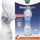Vicks Sinus Inhaler - Non-Medicated Steam Relief for Allergies, Congestion, Cough & Colds, Vocal Steamer, Soothes Nasal & Throat Passages, Works with VapoPads (1 Included), FSA & HSA Eligible