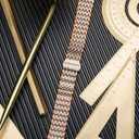 BINLUN Mesh Stainless Steel Watch Band, Ultra Thin Polished Replacement Bracelets with Butterfly Buckle for Men Women, 12/14/16/18/20/22mm