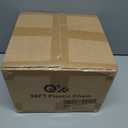 98.5ft Plastic Chain Links,0.3-Inch Thick Yellow Safety Barrier Link Weatherproof Durable Privacy Protection, Easy to Install,Ideal for Fence Home and Business