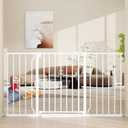 29"-55" Wide Baby Gate for Stairs & Doorways, Auto Close Dog Gate