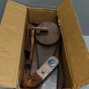 Inanosa Handcrafted Jumbo Yarn Winder for Crocheting Set - Yarn Ball Winder Large Capacity with Anti-Slip Foam Base, Perfect Yarn Winder and Swift for All Yarn Types - Rosewood (Winder + Swift)