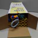 Dewonch Puppy Play Gym with 8 Hanging Toys, Small Dogs Indoor Jungle Gym, PVC Frame with Bungee Straps Enrichment Activity Center