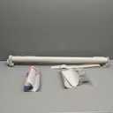 Retractable Baby Gate Perma Child Safety 33" Tall x 55” Wide, Mesh, for Stairs, Doorways, Dogs, Pets, Indoor, Outdoor, One-Handed Operation, Locking, Easy Install, Hardware Mount, White