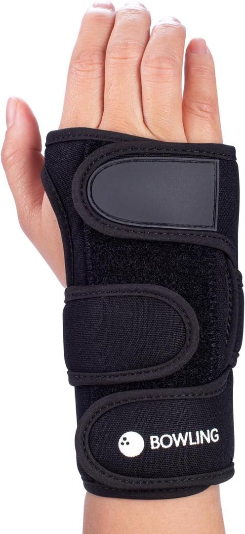 Bowling Gloves, Bowling Wrist Brace, Bowling Wrist Support, Bowling Wrist Positioner (Right Hand L)