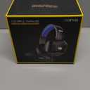 Gaming Headset with Microphone for Pc, Xbox One Series X/s, Ps4, Ps5, Switch, Stereo Wired Noise Cancelling Over-Ear Headphones with Mic, RGB, for Computer, Laptop, Mac, Nintendo (Blue)