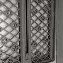 MYPET North States Paws Portable Pet Gate: 26-40" Wide. Pressure Mount. No Tools Needed. Made in USA, 23" Tall, Expandable, Durable Dog Gates for Doorways, Fieldstone Gray