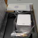 GGStudy Automatic Sensor Matte Black Touchless Bathroom Sink Faucet Black Vanity Waterfall Bathroom Water Tap with Control Box and Temperature Mixer