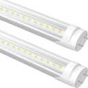 Light Bulbs Replacement 4FT, T8 LED Bulbs 4 Foot Type A+B, 24W (65W Equivalent) 3200LM, 5000K Daylight, 48 Inch Tube, F32T8 or F40T12 LED Replacement, Non-Dimmable, 2-Pack