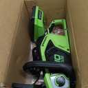 Greenworks 40V 14 in Cordless Electric Chainsaw, 2.5 Ah Battery and Charger