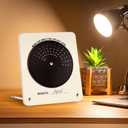 Acrylic Calendar 2026, Creative Modern Minimalist Style Rotating Disc Perpetual Desk Calendar, Acrylic Calendar Desktop Decoration for Women, Home Office Decor Shelf Decoration, Reusable Annually (White)