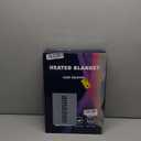 MAXEVE Heated Blanket Electric Throw 50"x60" Faux Rabbit Fur Blankets with 6 Heating Sets & 12 Hours Auto Off, Warm Gifts for Grandma Wife, ETL Certification (Pink)