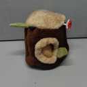 Guinea Pig Hideout Hamster Cage Accessories,Stump Style Soft Washable Hedgehog,Ferret,Rat Hammock for Cage,Chinchilla,Ferret, Bunny Bed,Small Animal Houses & Habitats (Small)