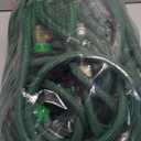 Garden Hose 75 ft NON-EXPANDABLE Water Hose, Flexible & Lightweight Kink Resistant Hybrid Hose, Leak-Proof Heavy Duty, Super Durable Fabric with 3/4" Solid Brass Connectors (Green)