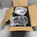 Elevated Dog Bowls with Slow Feeder for Large Dogs  Adjustable Raised Stand with 2 Stainless Steel Bowls & Spill-Proof Mat, Non-Slip Dog Feeder for Large & Medium Dogs (Black)