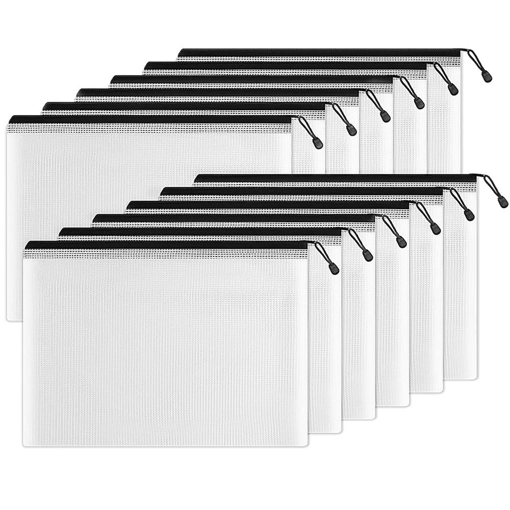 Sunee Zipper Pouches 12Pack