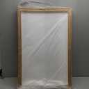 HOURIA Large Vintage Italy City Landscape Framed Canvas Wall Art Set,Green Olive Tree Old House Wall Decor,Malta Modern Minimalist Country Farmhouse Art Print for Living Room,Bedroom,Office- 24"x36"x3