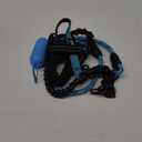 Lukovee Double Dog Leash, No Tangle 360 Swivel Heavy Duty Reflective Lead with Two Padded Handles Dual Dog Splitter, Comfortable Shock Absorbing Walking Training for Small Medium Large Dogs(Blue,Size M)