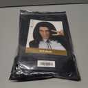 ALLAURA Compatible with John Wick Wig  Black Hitman Wig for Men, Tieable into Ponytail  Assassin, Keanu, Vincent Vega, Farquaad, Vampire Cosplay  90s Action Movie Halloween Costume Hairpiece