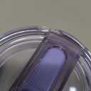 2 Pack 40 oz Tumbler Detachable Flip Straw Lid Replacement Fit for Stanley Quencher ProTour,Leak Proof Lid Compatible with Stanley Cup,No Spill Flip Top Tumbler Cover for Stanley Cup Accessories (purple+rose quartz)