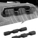 JeCar Under Seat Vent Deflectors Rear AC Vent Directional Extension Fit for RAM 2018-2023