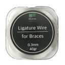 BELEON Braces Wire Orthodontic Dental Ligature Wire for Braces for Home Use Stainless Steel 40g 0.3mm