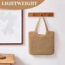 Trifabricy Beach Bags for Women, Large Beach Bag, Woven Straw Tote Bags Waterproof, Weaving Swim Shopping Travel Bag
