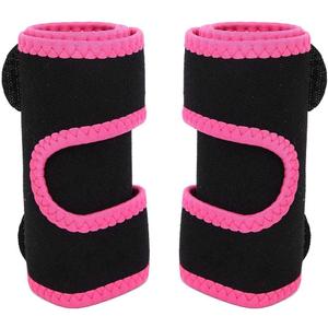 ZJchao Arm Trimmers Pair Slimmer Wraps, Men & Women Upper Arm Shaper Neoprene Gym Exercise Compression Bands Fast Fat Burning (red)