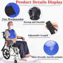 Wheelchair Harness for Adults,Wheelchair Seat Belt,Safety Belt for Elderly,Adjustable Straps Prevent Sliding,Torso Support Vest Restraint-Wheelchair Seatbelt Body Harness for Patient