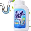 Pipeline Dredging Agent, 350ml Drain Clog Remover Agent,Kitchen Unblocker, Powerful Pipe Unclogger, Unclog Toilet Clog And Kitchen Sink Pipe Unblocker Powder