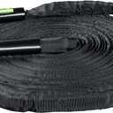 Restaurantware Black Garden Hose 1 Count 50 FT Lightweight Fabric Gardening Tool Water Hose With Kink-Free Flexible Design For Watering And Outdoor Cleaning For Household And Commercial Gardens