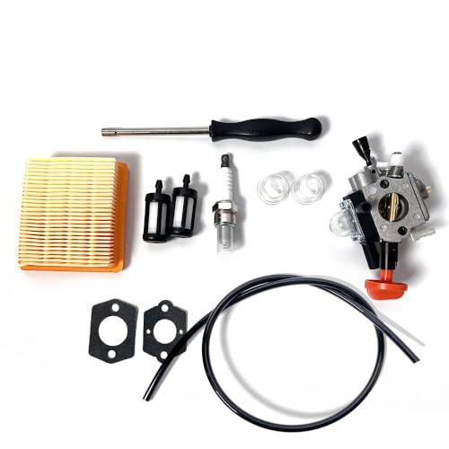 BOVZOR Compatible with STIHL FS91 FC91 FS111 KM91R Trimmers, Carburetor Filtration Kit Replaces 4180-120-0615 Component for Brushcutters and Edgers