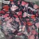 Toddler Baby Girls Spring Dress + Cardigan 2Pieces Outfits Floral Patterned Sundress Solid Long Sleeve Shrug Set (4-5yrs old, Heart-black)