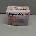 1ml/cc 31G 1/2 Inch Syringe, U-100 Lab Tools, Individual Wrapped, 100 Pack