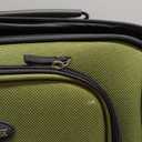 U.S. Traveler Rio Lightweight Softside Rolling Carry-on Suitcase, 2-Wheel Single, Green