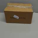 TAMAYKIM 5 Inch Ceramic Plant Pots with Drainage Holes, Modern Flower Planter with Saucer for Indoor Plants, Succulent, Cactus & Herbs, White, Set of 2 (Plants Not Included)