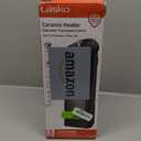 Lasko Oscillating Ceramic Tower Space Heater for Home with Overheat Protection, Adjustable Thermostat, and 2 Speeds, 15.7 Inches, Black, 1500W, CT16450