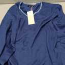 Dokotoo Womens Sweaters Dressy Casual Long Sleeve V Neck Lightweight Ribbed Knit Wool Pullover Jumper Top (X-Large, Blue)