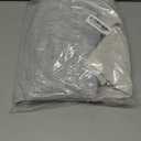 Grey Linen Curtain Swag for Living Room Button Kitchen Curtain Farmhouse Valance Privacy Rod Pocket Boho Window Tiers for Small Windows Bathroom Bedroom 1 Panel, W79 x L35 inch