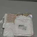 BOUBONI 55 Pcs DIY Baby Bibs Decorating Set Includes 10 White Bibs, 12 Fabric Markers, 12 Stencils, 20 Clothespins, 1 Hemp Rope for Baby Shower Games Boys Girls,  A01-White-55