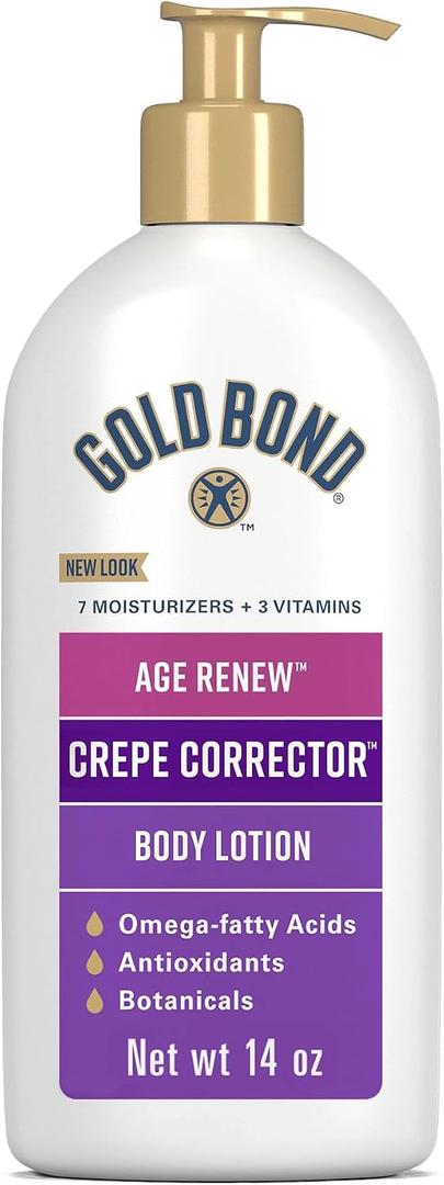 Gold Bond Age Renew Crepe Corrector Body Lotion, Replenishing & Smoothing Formula, Gold Bond Crepe Corrector Body Lotion, 14 oz