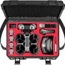 STARTRC Avata 2 Case,Waterproof Carrying Hard Case for DJI Avata 2 Fly More Combo with Goggles 3(NOT for Goggles N3),FPV Remote Controller 3,Battery Charging Hub,FPV Drone Accessories