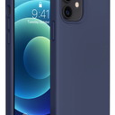 Miracase Compatible with iPhone 12 Case and iPhone 12 Pro Case, Liquid Silicone Gel Rubber Full Body Protection Shockproof Drop Protection Phone Case for iPhone 12/12 Pro 6.1 inch, Dark Purple