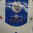 Mayfair Cameron Silver Toilet Seat, Non Slip Heavy Duty Wood, Easy Clean, Made in USA, Round